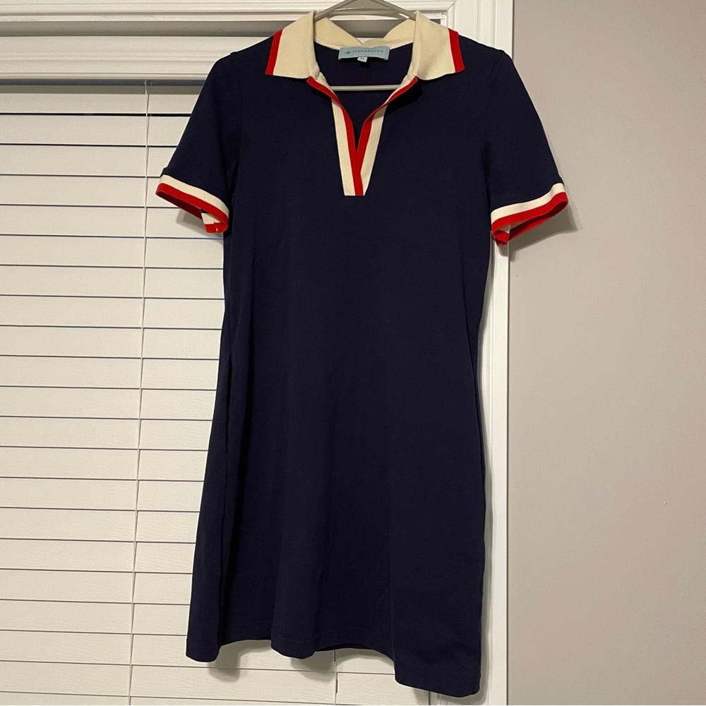 Tuckernuck navy polo dress